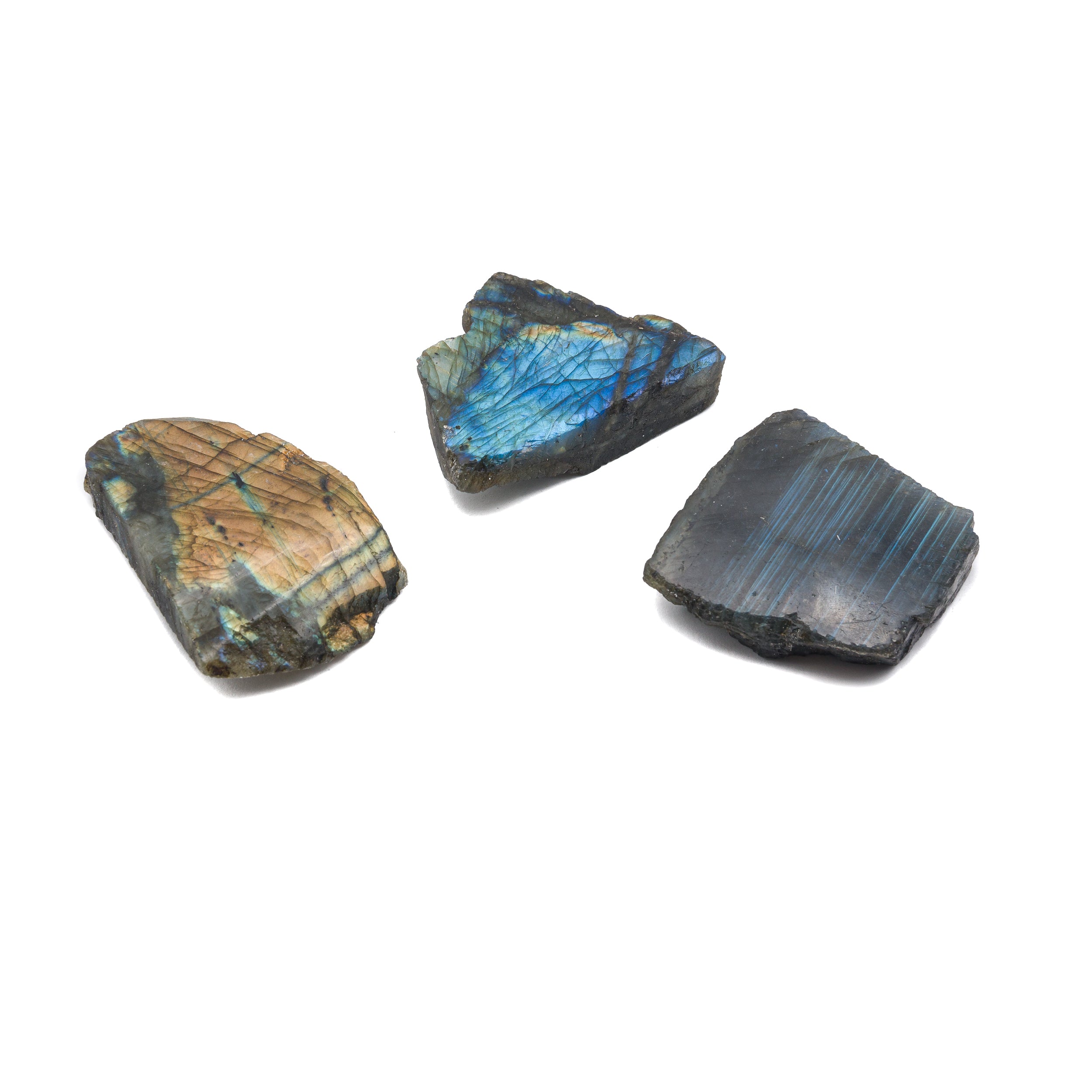 Labradorite Half-Polished Slab $45